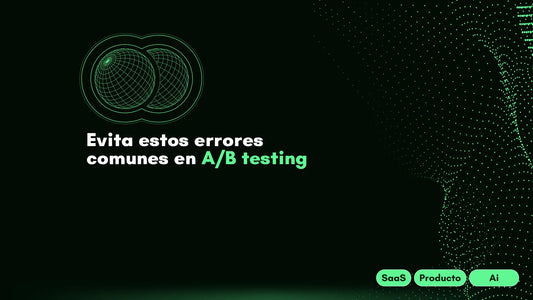 Gráfico comparativo de dos versiones de una página web mostrando resultados de pruebas A/B, con indicadores de conversión y crecimiento.