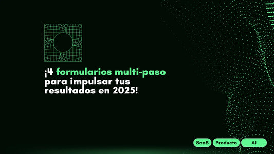 Secuencia visual de un usuario completando un formulario multi-paso en un sitio web, con indicadores de progreso y gráficos de conversión.