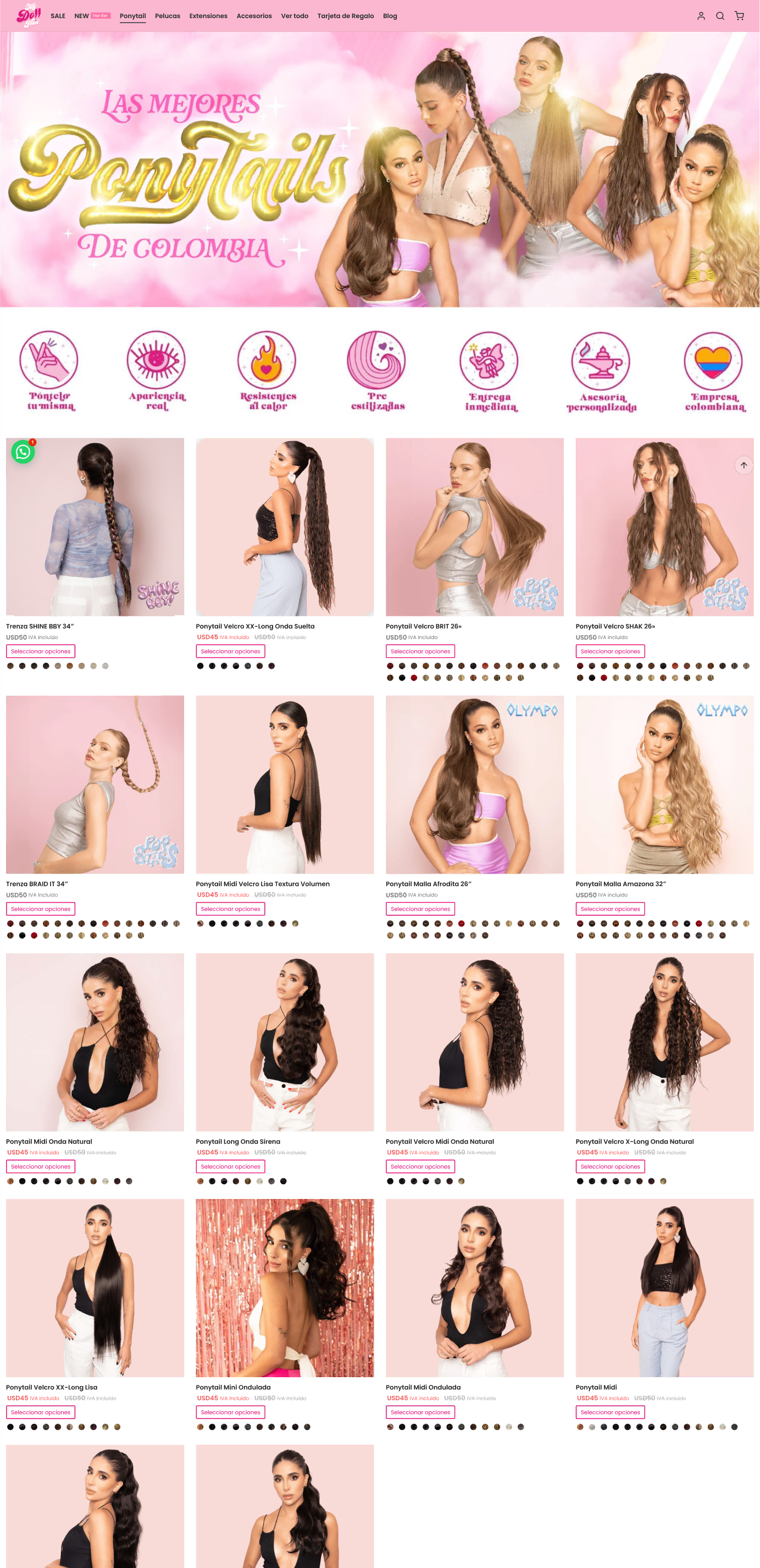 Transformación del diseño de homepage en Shopify para MyDollHair, campaña San Valentín hecha con GemPages Fundadora My Doll Hair Shop: “Trabajar con Flamel fue un antes y un después para nuestro estudio. Teníamos una comunidad fiel, pero estábamos estancadas digitalmente. Nos ayudaron no solo a lanzar nuestro curso online, sino a crear todo un ecosistema de contenidos, campañas, y automatizaciones que hoy nos permiten llegar a más personas sin perder nuestra esencia. Nos sentimos escuchadas, acompañadas y sorprendidas por su capacidad de convertir ideas en acciones concretas. ¡Nuestra comunidad ahora se ve, se siente y se expande!” Carolina S.
Ecommerce Redesign and migration to Shopify Abr. 2025